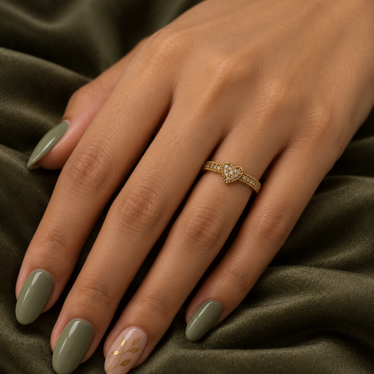 Amora Heartglow Adjustable Ring