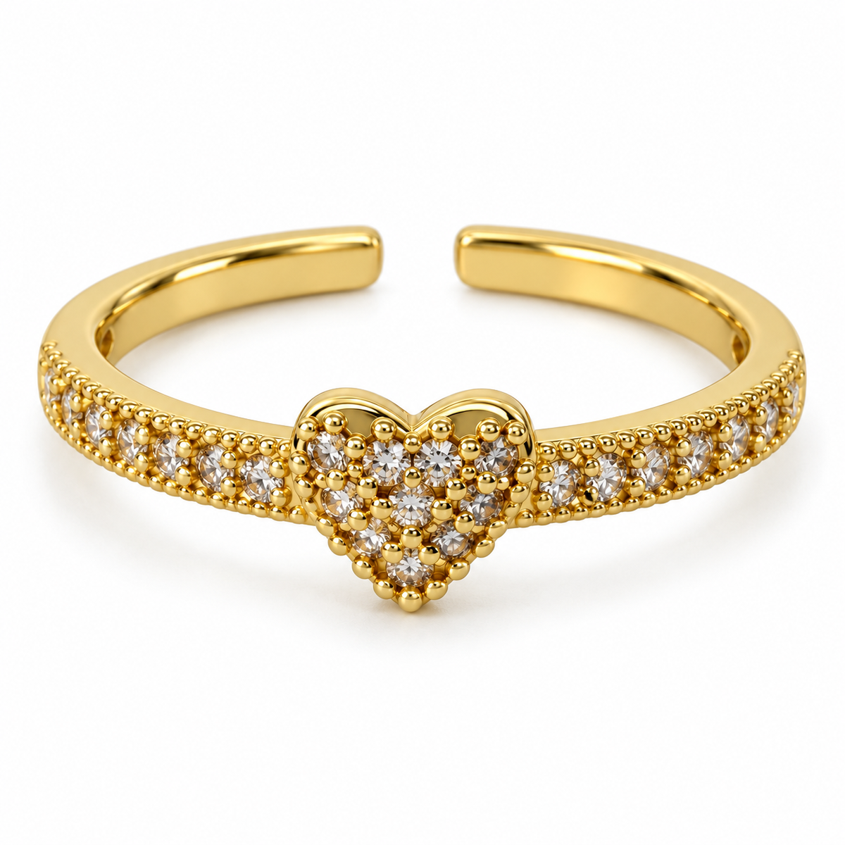 Amora Heartglow Adjustable Ring