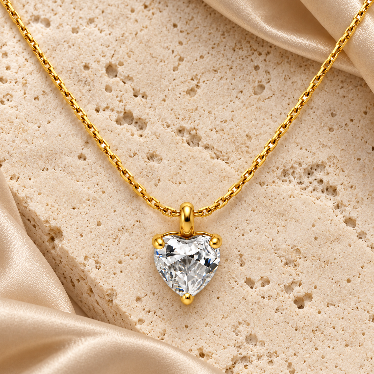 Amélie Heartshine Gold Necklace