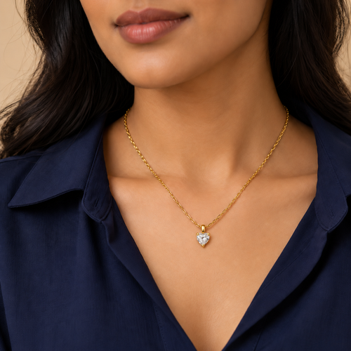 Amélie Heartshine Gold Necklace