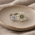 Eira Stardust Bloom Silver Ring