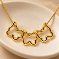 Sylvie Golden Flutter Necklace