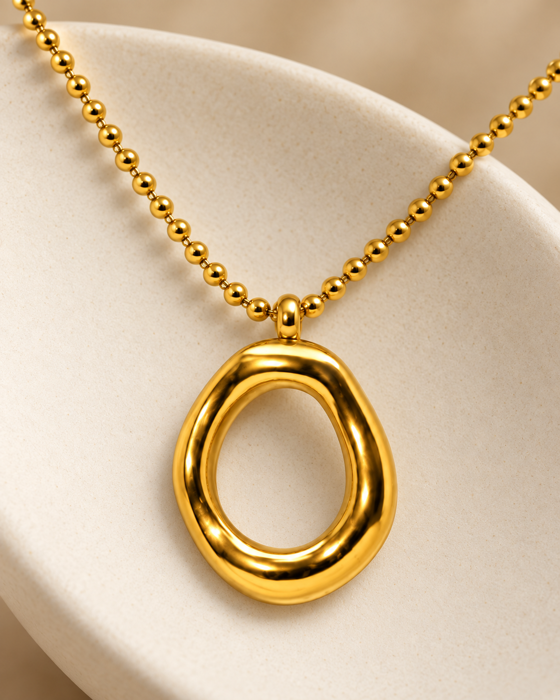 Solena Golden Orbit Necklace