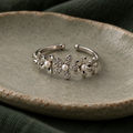 Florina Pearl Garden Silver Ring