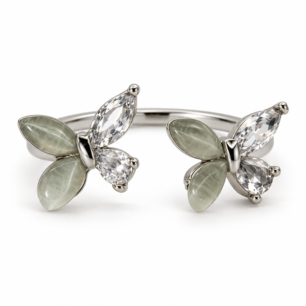 Selene Mistwing Silver Ring